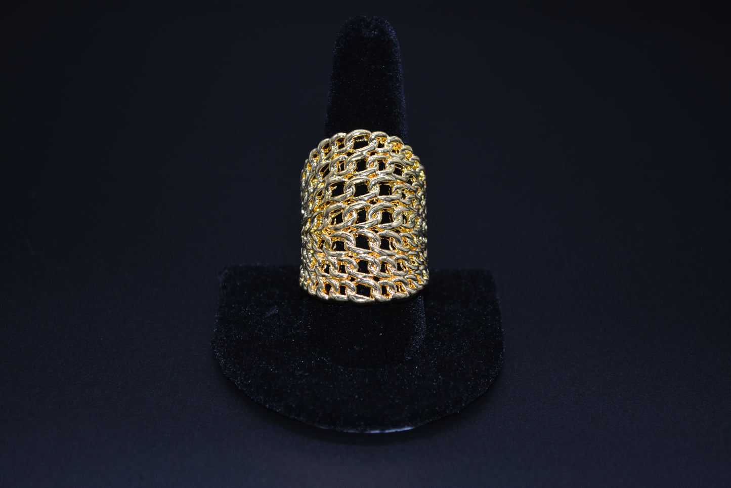 Golden Brodery Ring