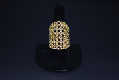 Golden Brodery Ring