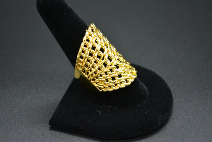 Golden Brodery Ring