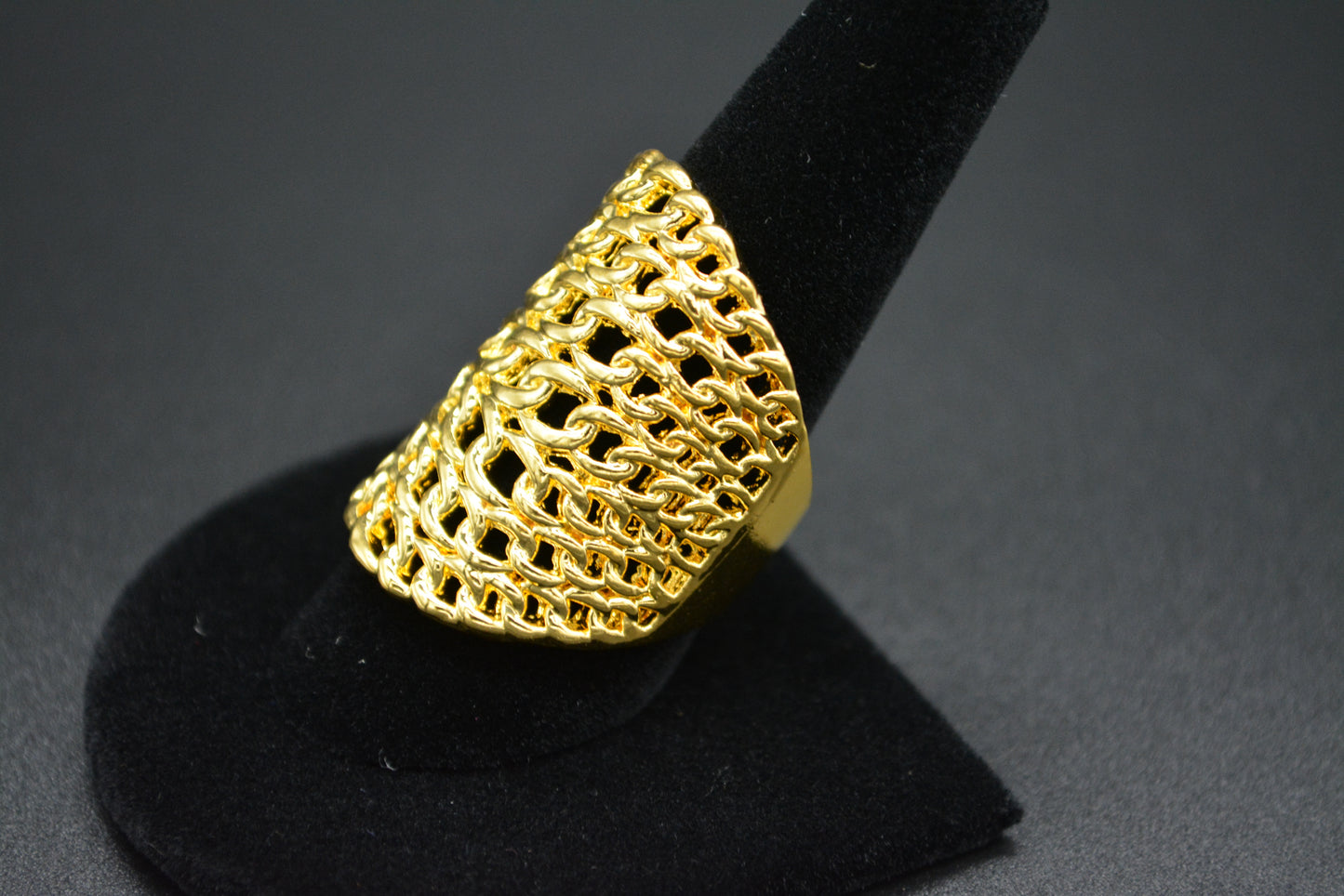 Golden Brodery Ring