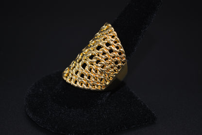 Golden Brodery Ring