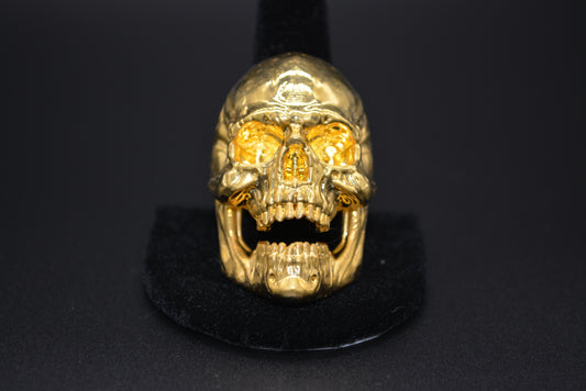 Laughing Dead Gold Ring